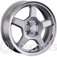 LS Wheels LS816 6.5x15 4x100 ET 45 Dia 60.1 (Silver)